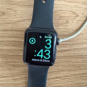 Apple Watch Series 3( Black) - Black Sport Band